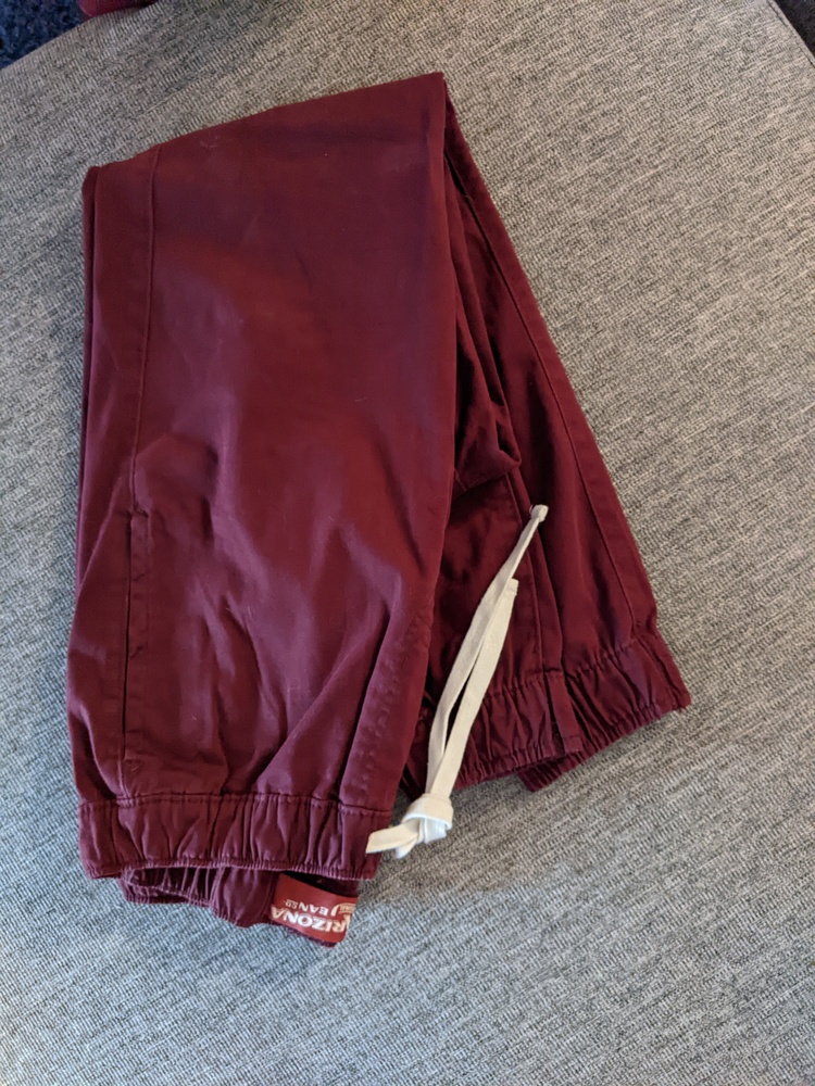 Men's Arizona Jean Co Flex Jogger Skinny Sz 30 Maroon